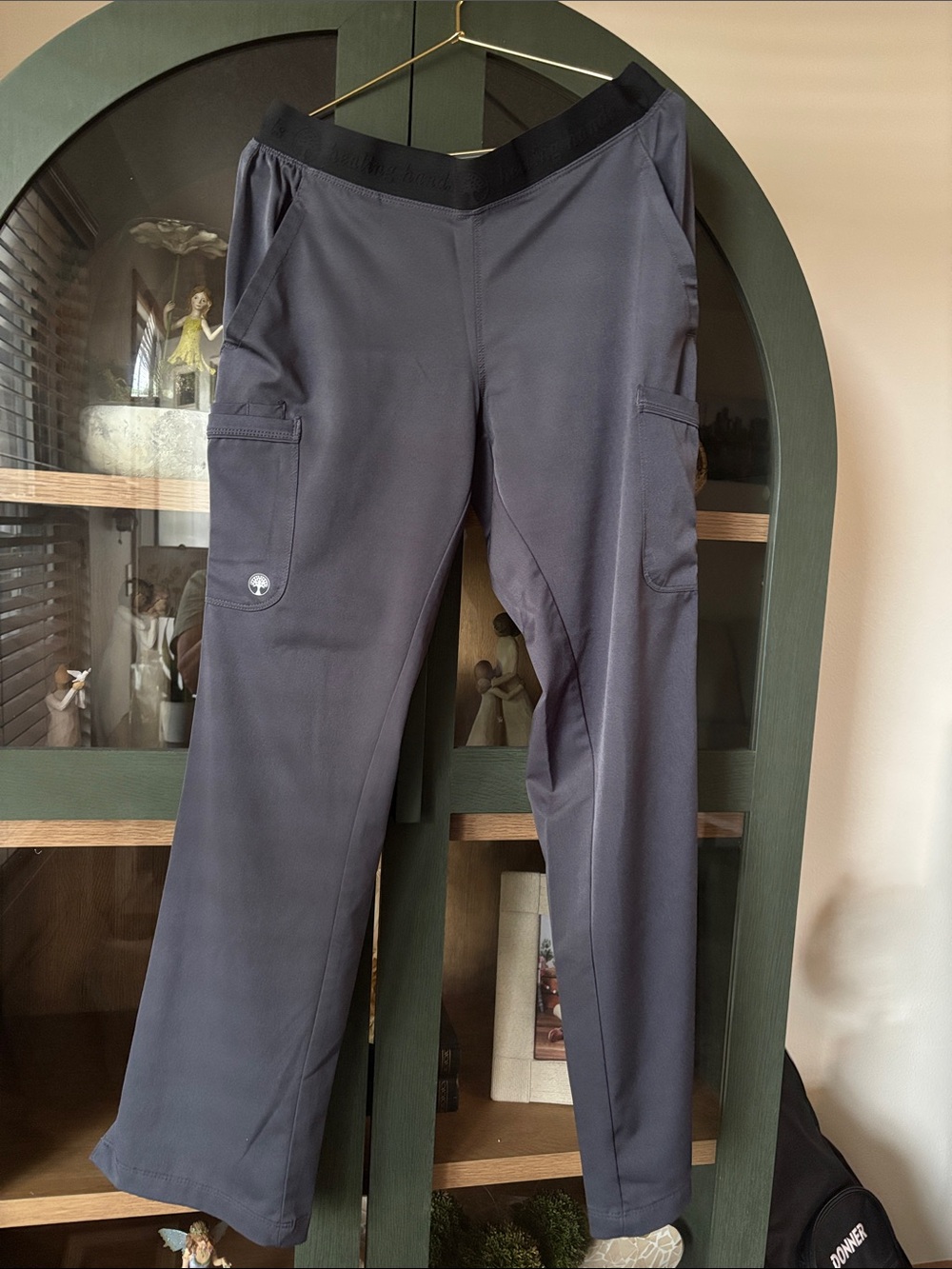 Scrub Pants Healing Hand Women's Charcoal Gray
